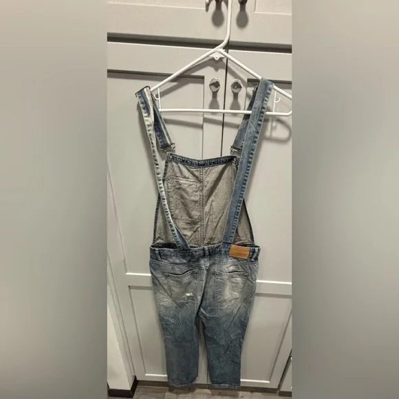 Women's Zara Trafaluc Denim Makers Overalls Size M - Picture 2 of 7